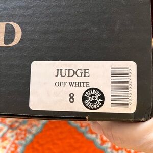 Freebird Judge Off White Shoes